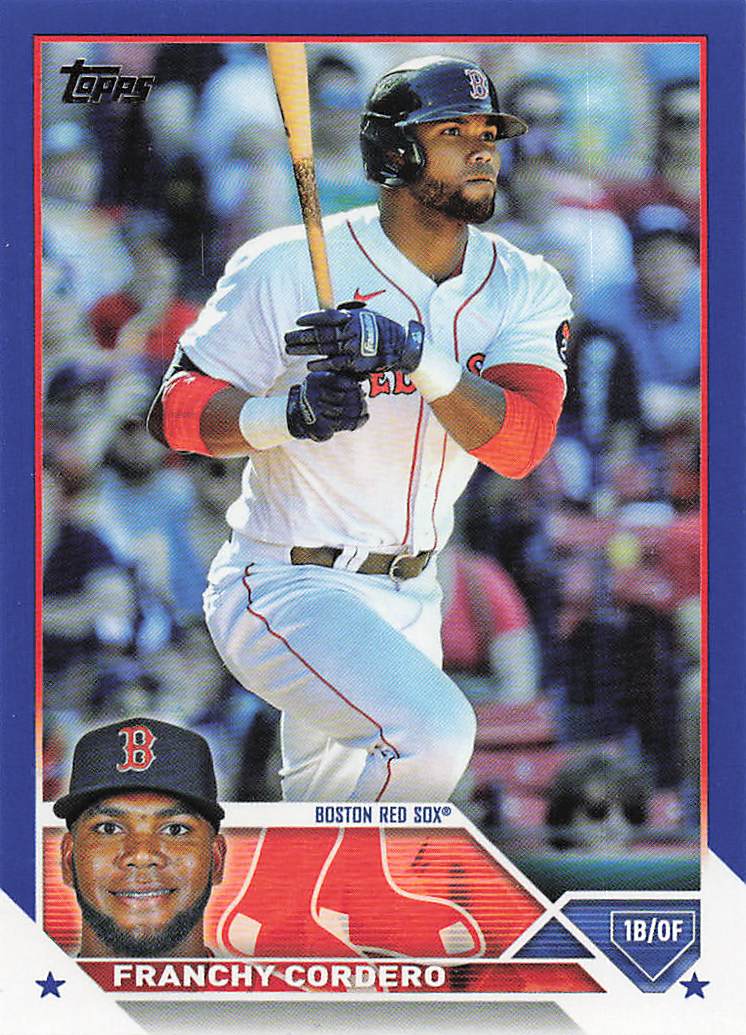 2023 Topps Baseball Royal Blue Franchy Cordero #42