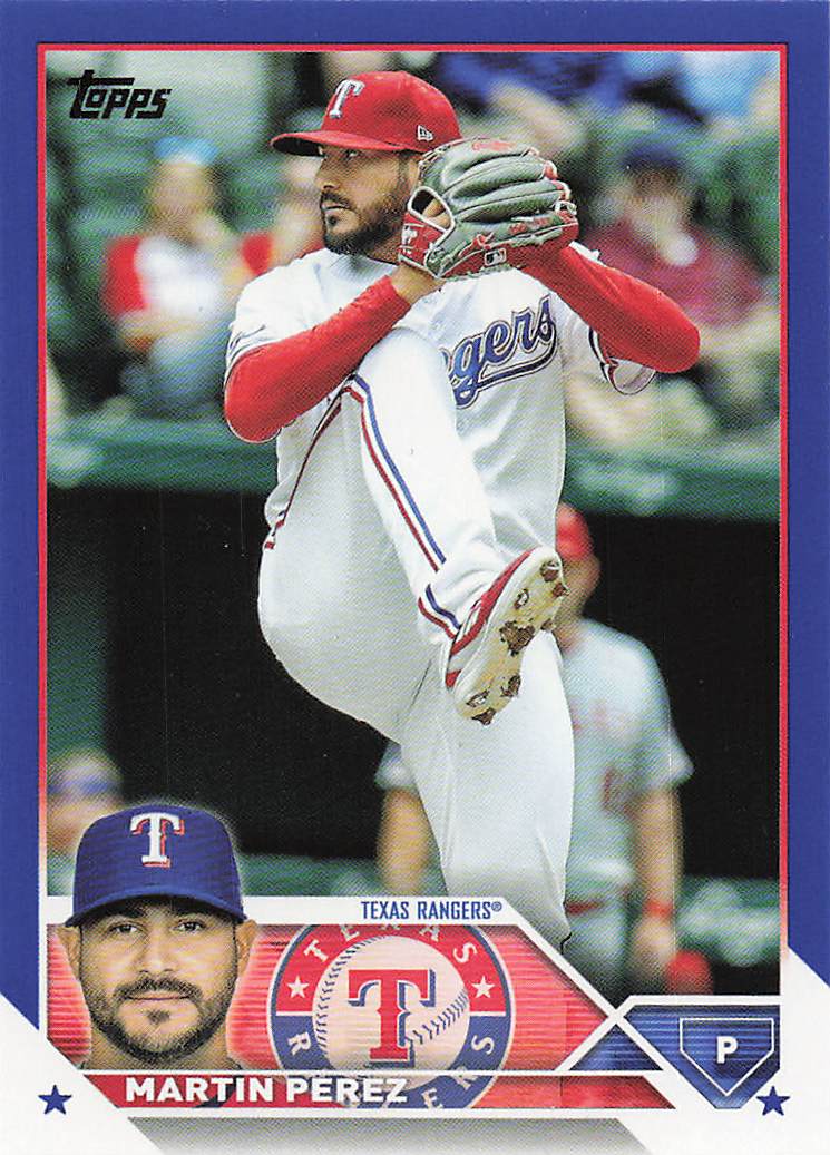 2023 Topps Baseball Royal Blue Martin Perez #261