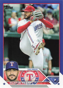 2023 Topps Baseball Royal Blue Martin Perez #261