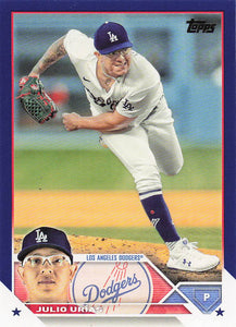2023 Topps Baseball Royal Blue Julio Urías #280