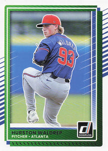 2025 Donruss Baseball Hurston Waldrep #58 Rookie