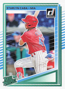 2025 Donruss Baseball Starlyn Caba #197