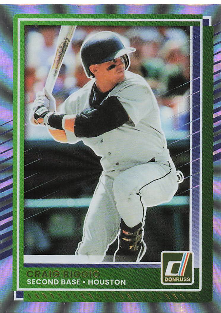 2025 Donruss Baseball Laser Craig Biggio #85