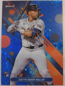 2025 Finest Baseball Blue Checkerboard 51/99 Justyn-Henry Malloy #32 Rookie