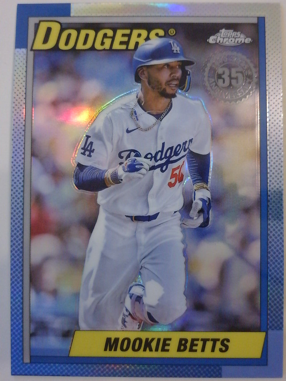 2025 Topps Chrome Baseball 1990 Topps Baseball Mookie Betts #90CB-8