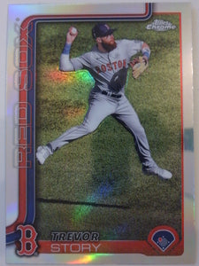 2025 Topps Chrome Baseball Refractors Trevor Story #232