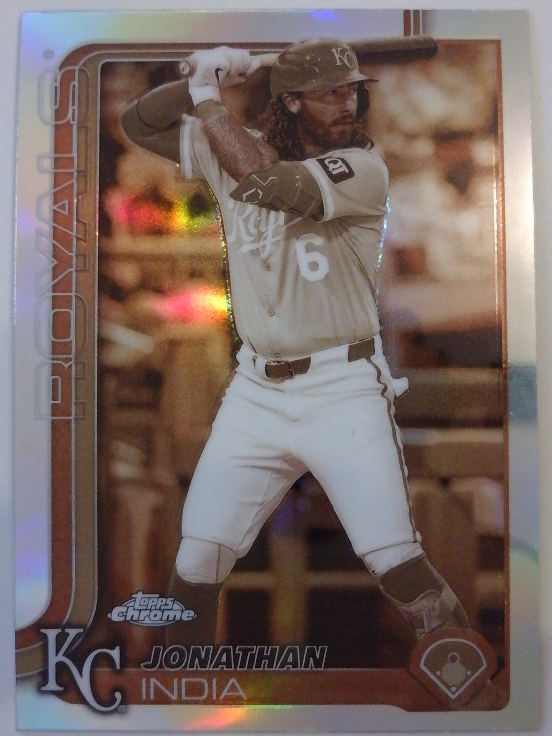2025 Topps Chrome Baseball Sepia Refractors Jonathan India #209