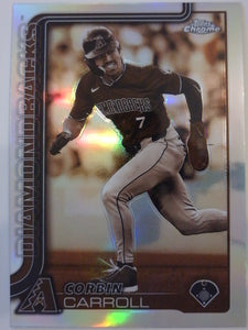 2025 Topps Chrome Baseball Sepia Refractors Corbin Carroll #268