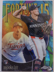 2025 Topps Chrome Baseball Fortune 15 Brooks Lee #F15-14