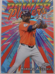 2025 Topps Chrome Baseball Power Players Yordan Alvarez #PP-10