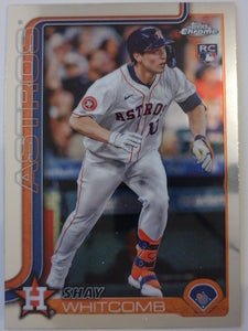 2025 Topps Chrome Baseball Shay Whitcomb #251 Rookie