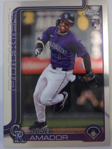 2025 Topps Chrome Baseball Adael Amador #255 Rookie
