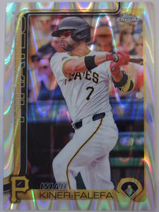 2025 Topps Chrome Baseball Raywave Refractors Isiah Kiner-Falefa #42