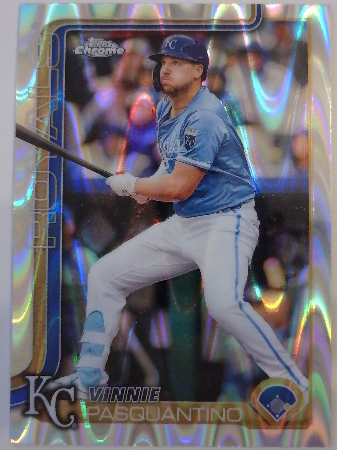 2025 Topps Chrome Baseball Raywave Refractors Vinnie Pasquantino #165