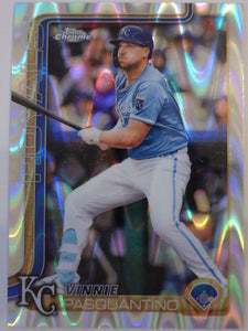 2025 Topps Chrome Baseball Raywave Refractors Vinnie Pasquantino #165