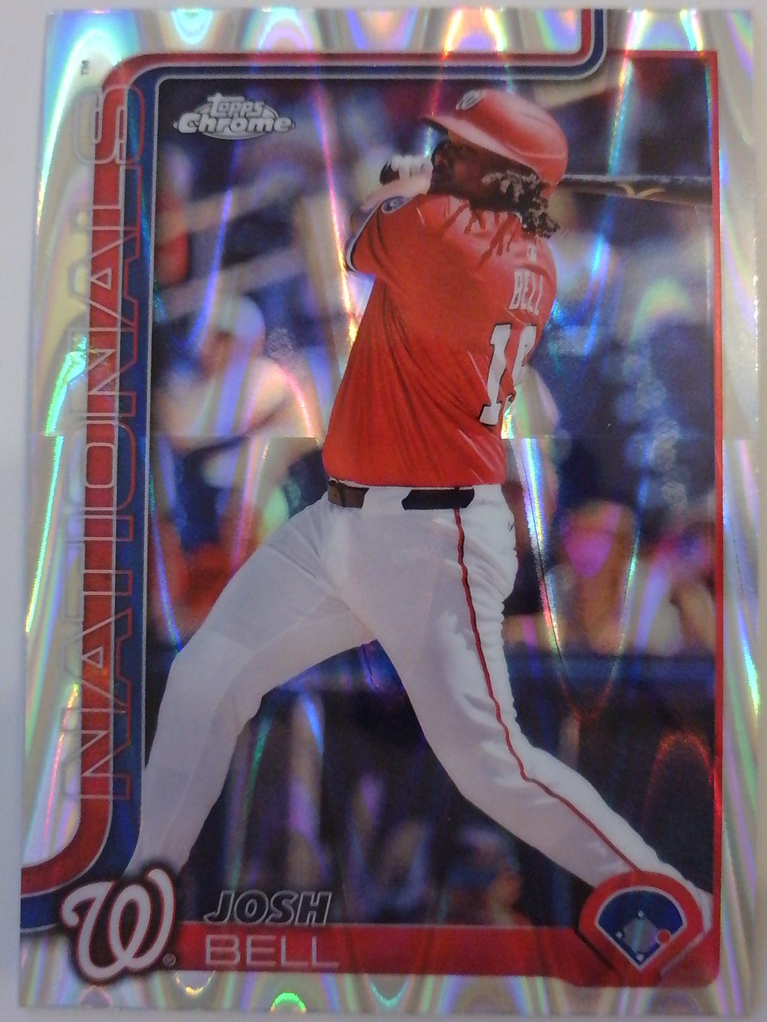 2025 Topps Chrome Baseball Raywave Refractors Josh Bell #263