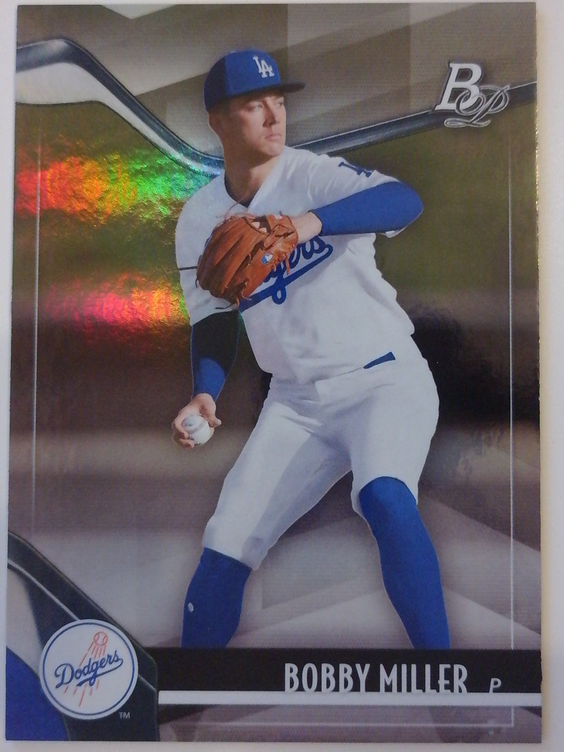 2021 Bowman Platinum Baseball Top Prospects Bobby Miller #TOP-15