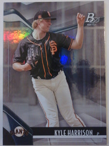 2021 Bowman Platinum Baseball Top Prospects Kyle Harrison #TOP-45