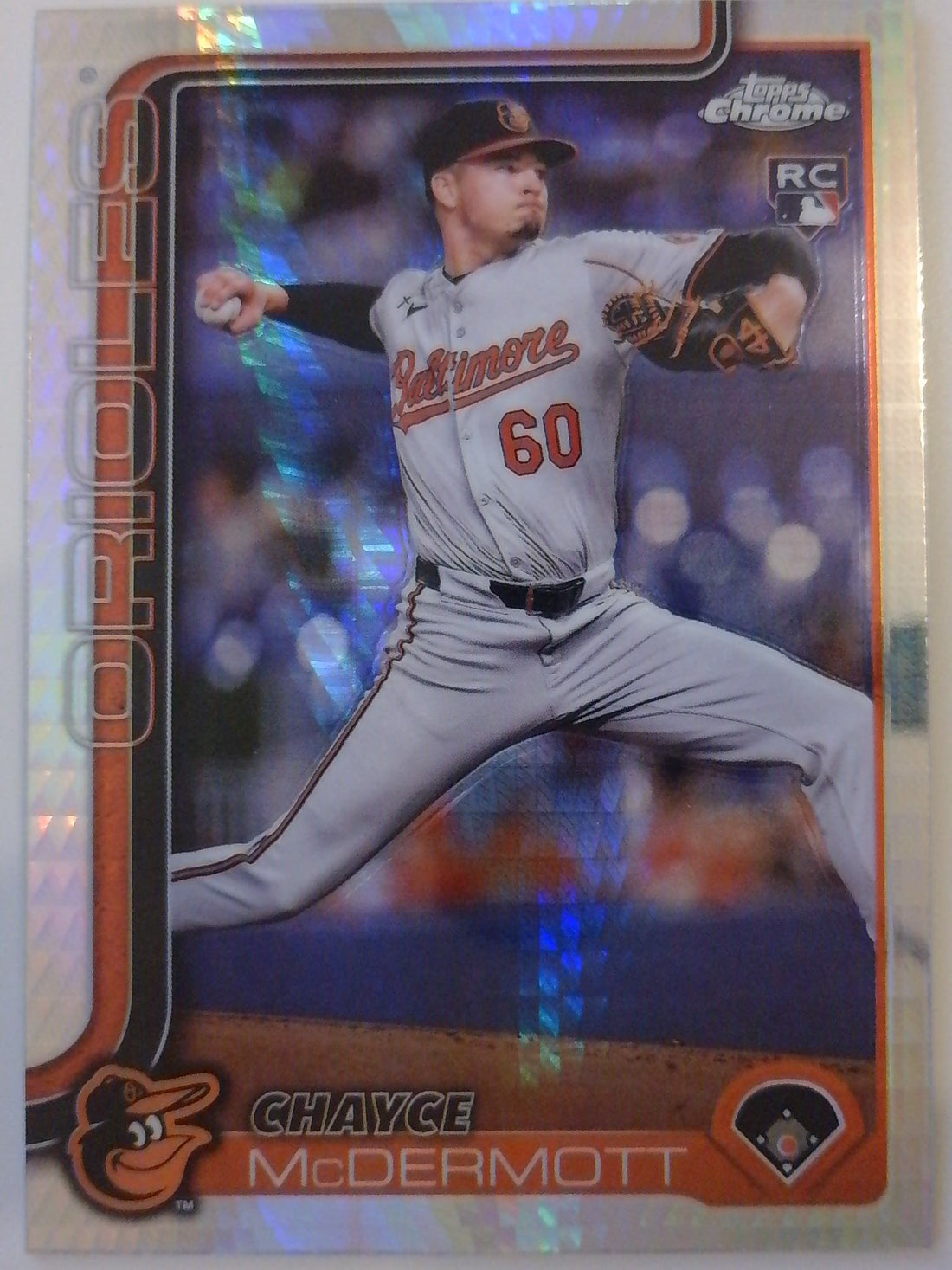 2025 Topps Chrome Baseball Prism Refractors Chayce McDermott #266 Rookie