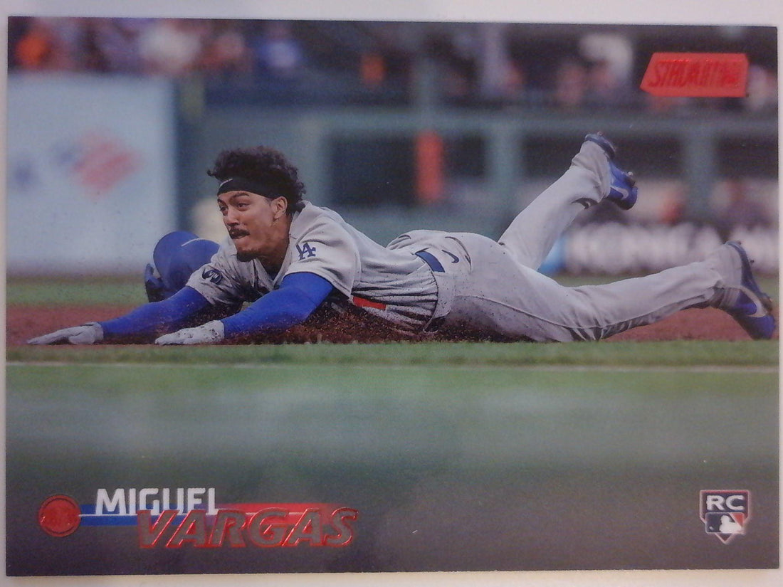 2023 Stadium Club Baseball Red Foil Miguel Vargas #226 Rookie