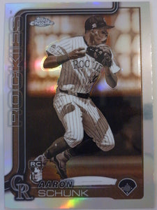 2025 Topps Chrome Baseball Sepia Refractors Aaron Schunk #238 Rookie