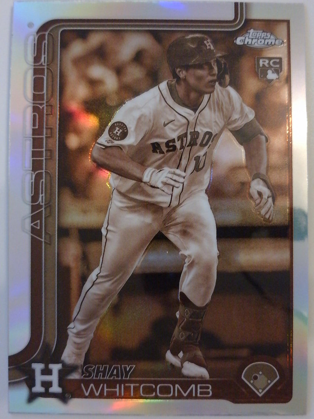 2025 Topps Chrome Baseball Sepia Refractors Shay Whitcomb #251 Rookie