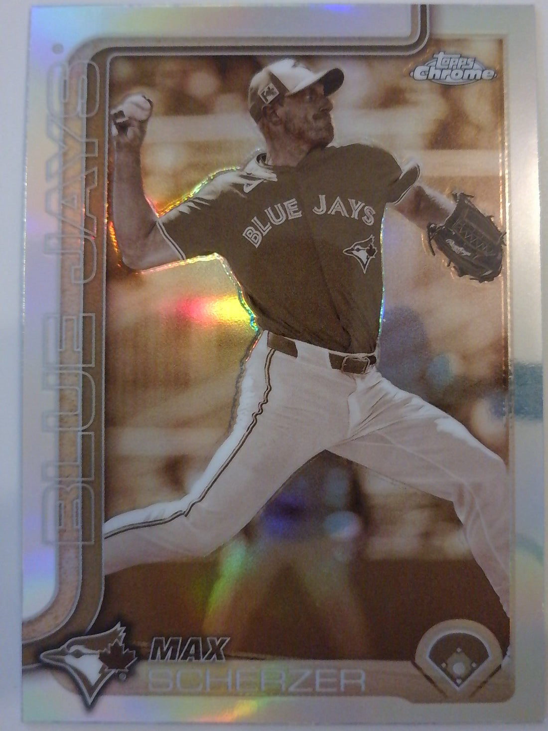 2025 Topps Chrome Baseball Sepia Refractors Max Scherzer #260