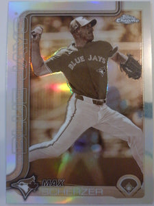 2025 Topps Chrome Baseball Sepia Refractors Max Scherzer #260