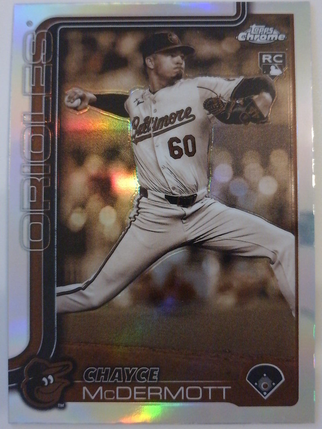 2025 Topps Chrome Baseball Sepia Refractors Chayce McDermott #266 Rookie