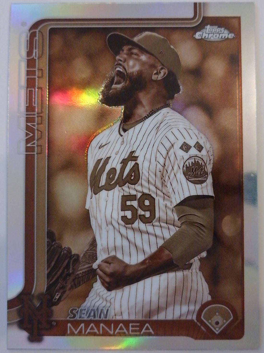 2025 Topps Chrome Baseball Sepia Refractors Sean Manaea #287