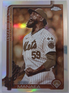 2025 Topps Chrome Baseball Sepia Refractors Sean Manaea #287