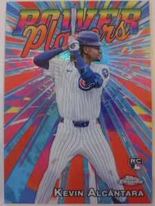 2025 Topps Chrome Baseball Power Players Kevin Alcántara #PP-18