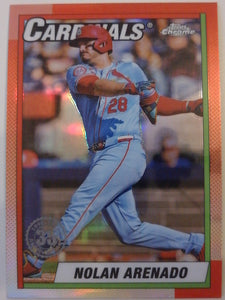2025 Topps Chrome Baseball 1990 Topps Baseball Nolan Arenado #90CB-19