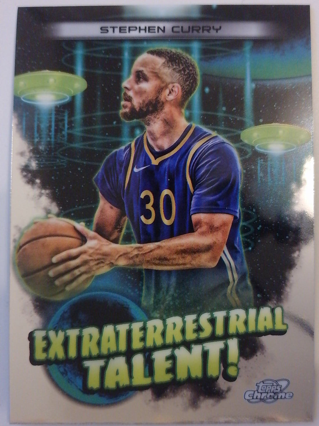 2023-24 Topps Chrome Cosmic Extraterrestrial Talent Stephen Curry #ET-13
