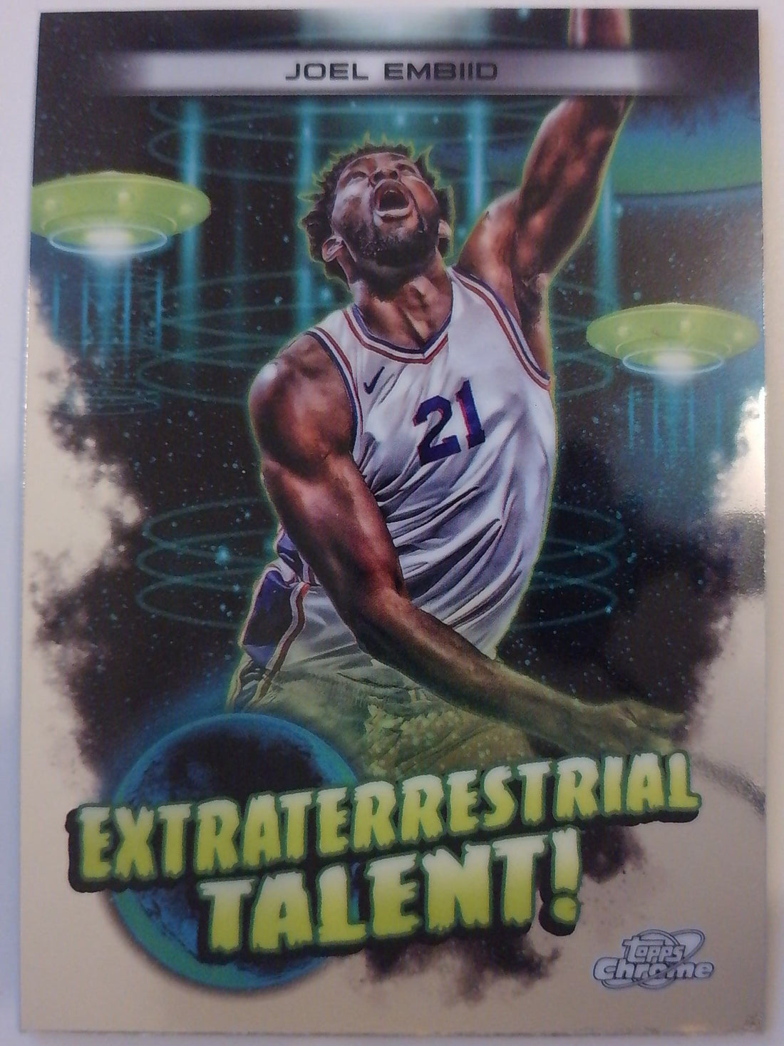 2023-24 Topps Chrome Cosmic Extraterrestrial Talent Joel Embiid #ET-14