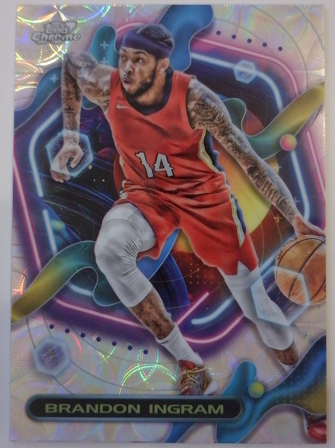 2023-24 Topps Chrome Cosmic Basketball Nucleus Refractors Brandon Ingram #16