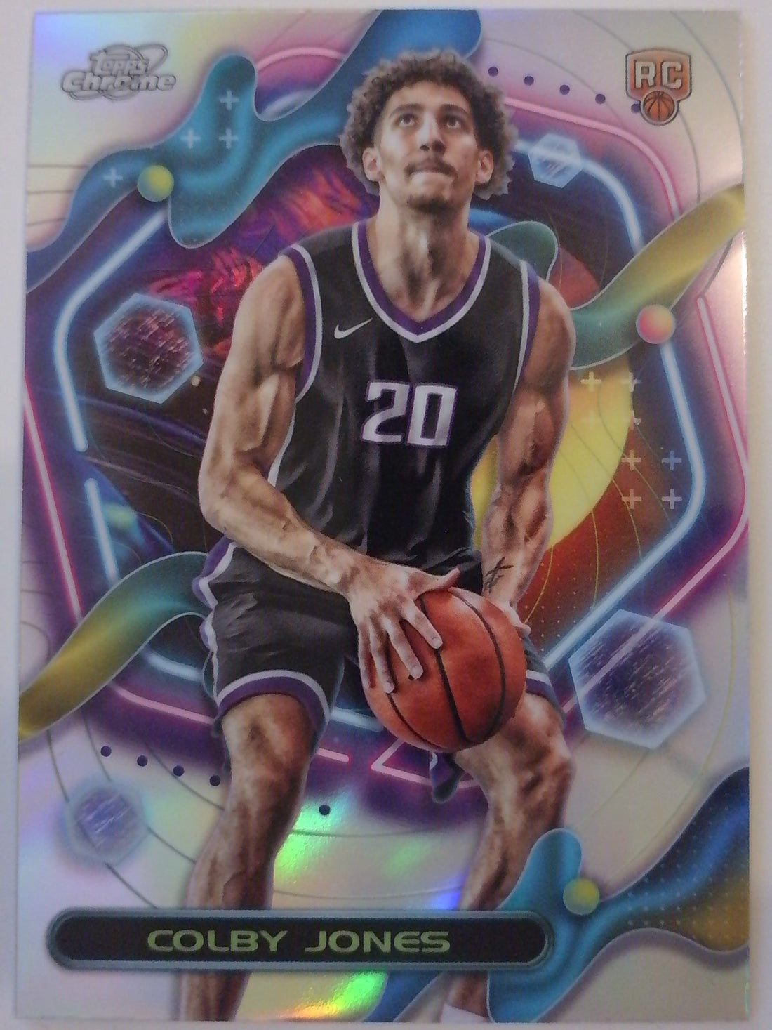 2023-24 Topps Chrome Cosmic Basketball Refractors Colby Jones #181 Rookie