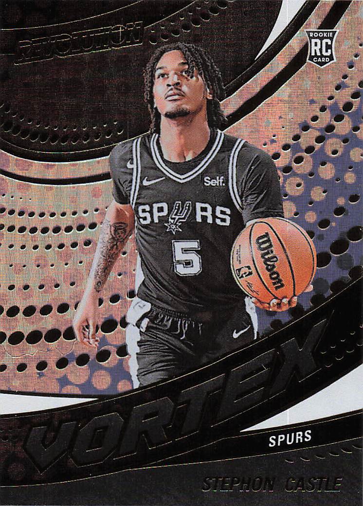 2024-25 Panini Revolution Basketball Vortex Stephon Castle #19