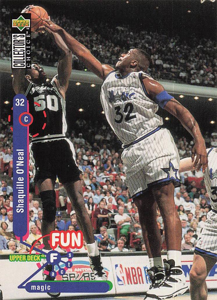 1995-96 Collector's Choice German I Basketball Shaquille O'Neal #184