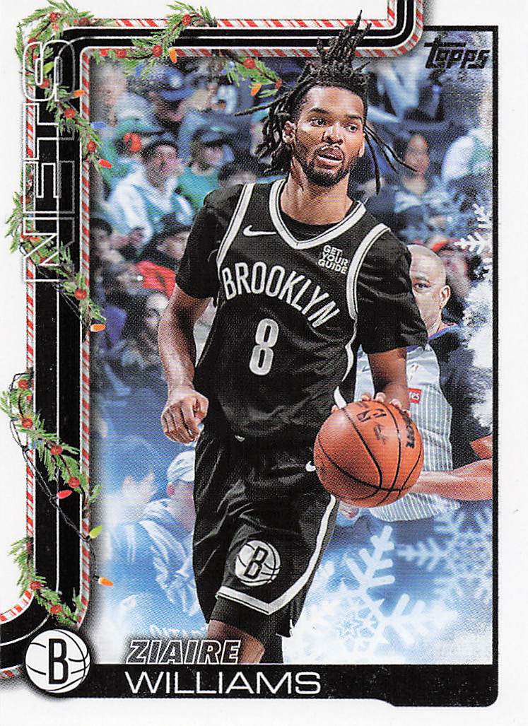 2025-26 Topps Holiday Basketball Ziaire Williams #H8