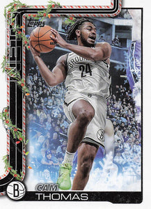 2025-26 Topps Holiday Basketball Cam Thomas #H10
