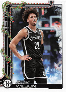 2025-26 Topps Holiday Basketball Jalen Wilson #H11