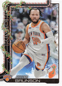2025-26 Topps Holiday Basketball Jalen Brunson #H12