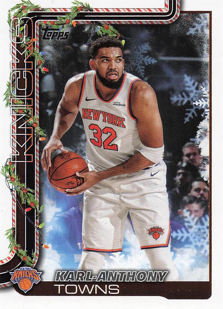 2025-26 Topps Holiday Basketball Karl-Anthony Towns #H16