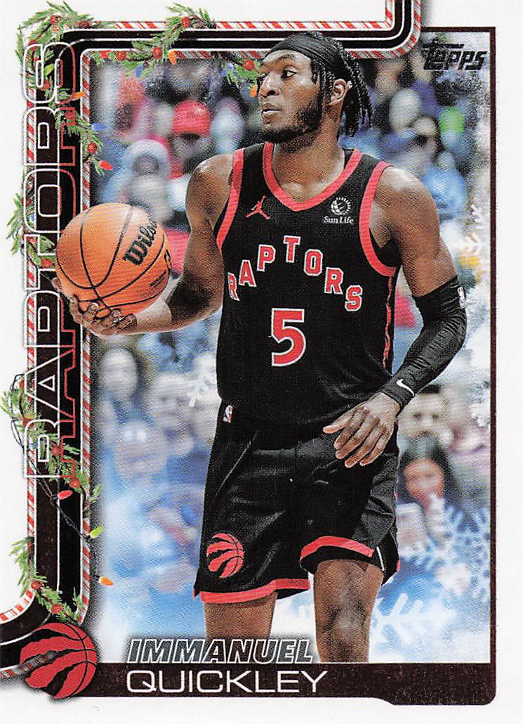 2025-26 Topps Holiday Basketball Immanuel Quickley #H26