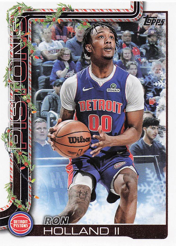 2025-26 Topps Holiday Basketball Ron Holland II #H34