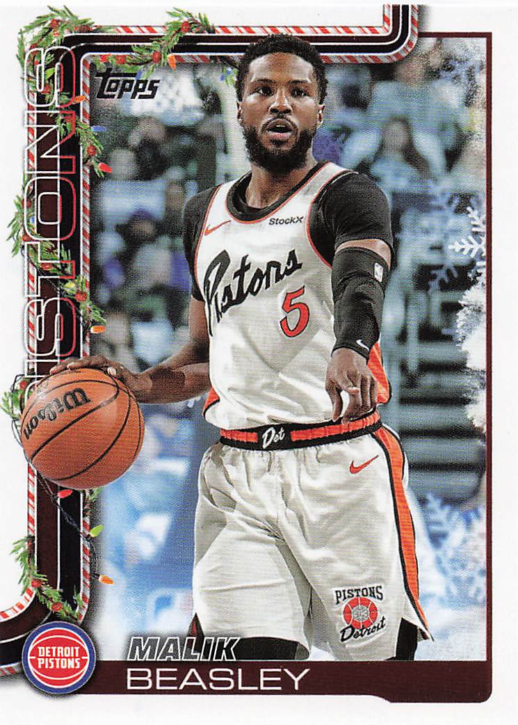 2025-26 Topps Holiday Basketball Malik Beasley #H35