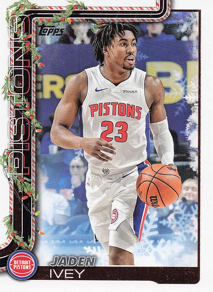 2025-26 Topps Holiday Basketball Jaden Ivey #H37