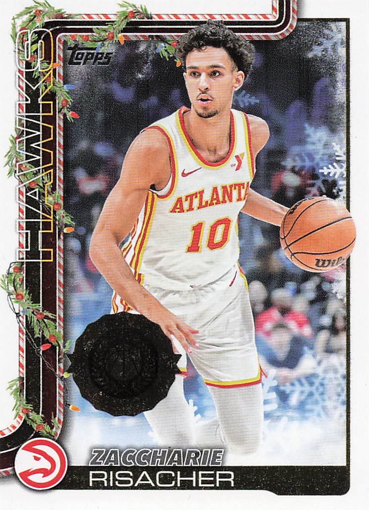 2025-26 Topps Holiday Basketball Zaccharie Risacher #H49
