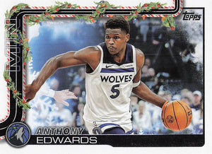 2025-26 Topps Holiday Basketball Anthony Edwards #H84